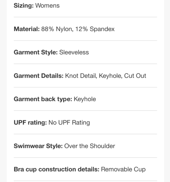 SEA ANGEL Plunge Peek-A-Boo Color Block Cut-Out 1 Piece Swimsuit Size M - Picture 7 of 8